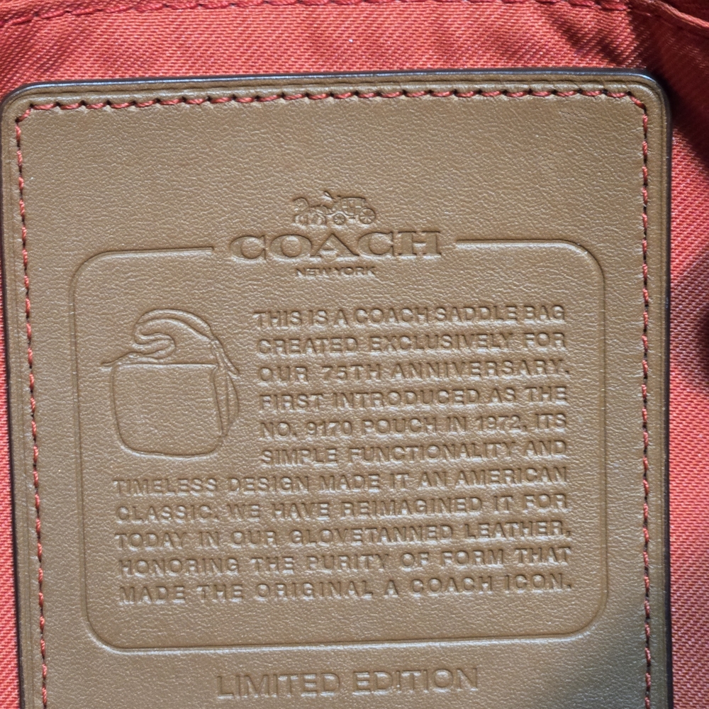 Coach Saddle Messenger Crossbody Bag - Picture 15 of 16